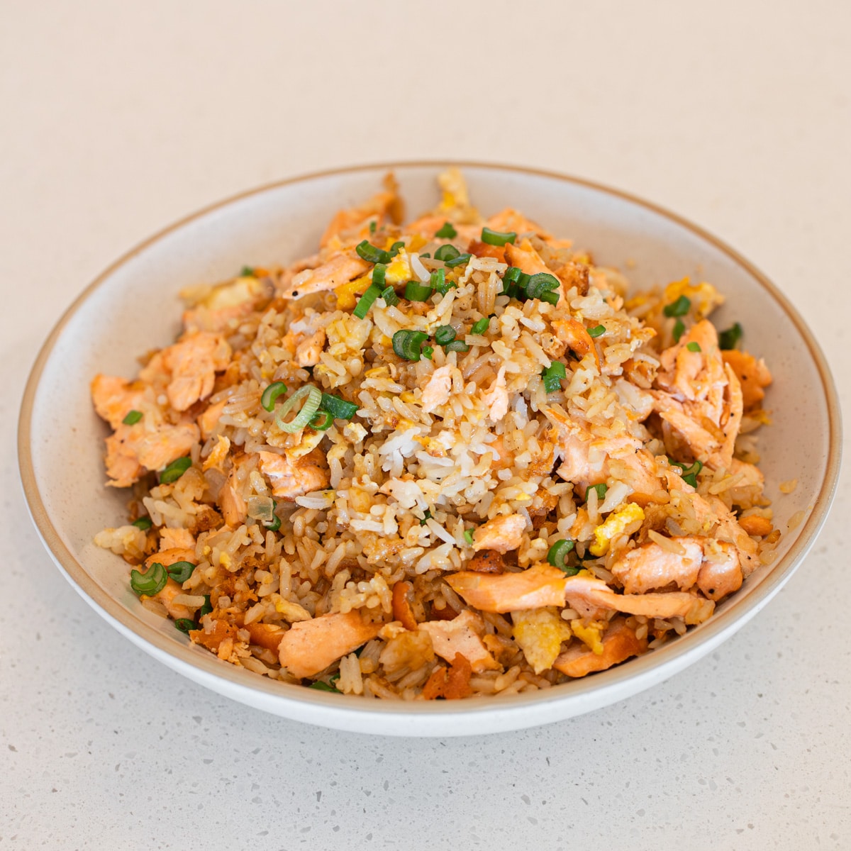 Quick garlic fried rice