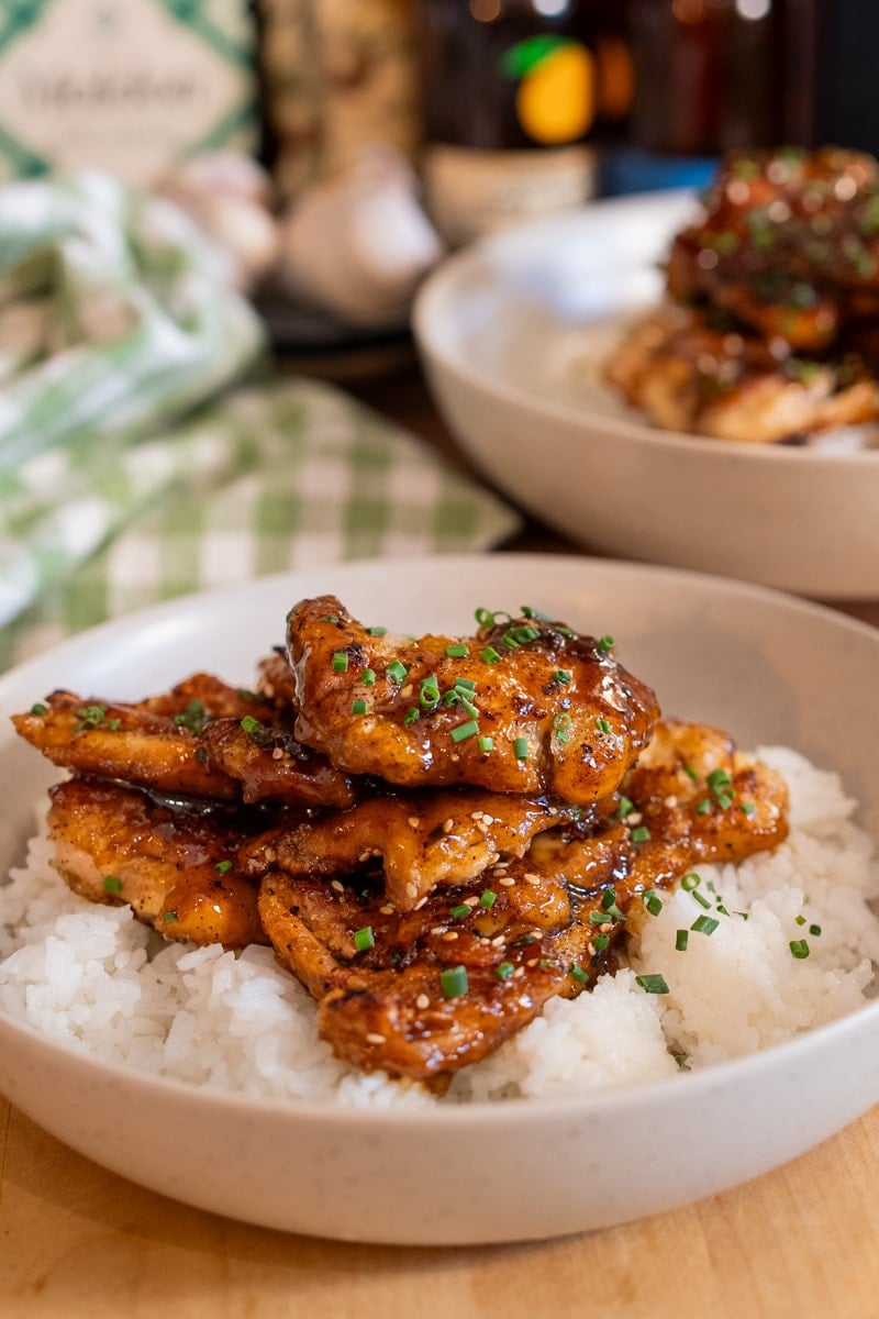 Soy honey glazed chicken
