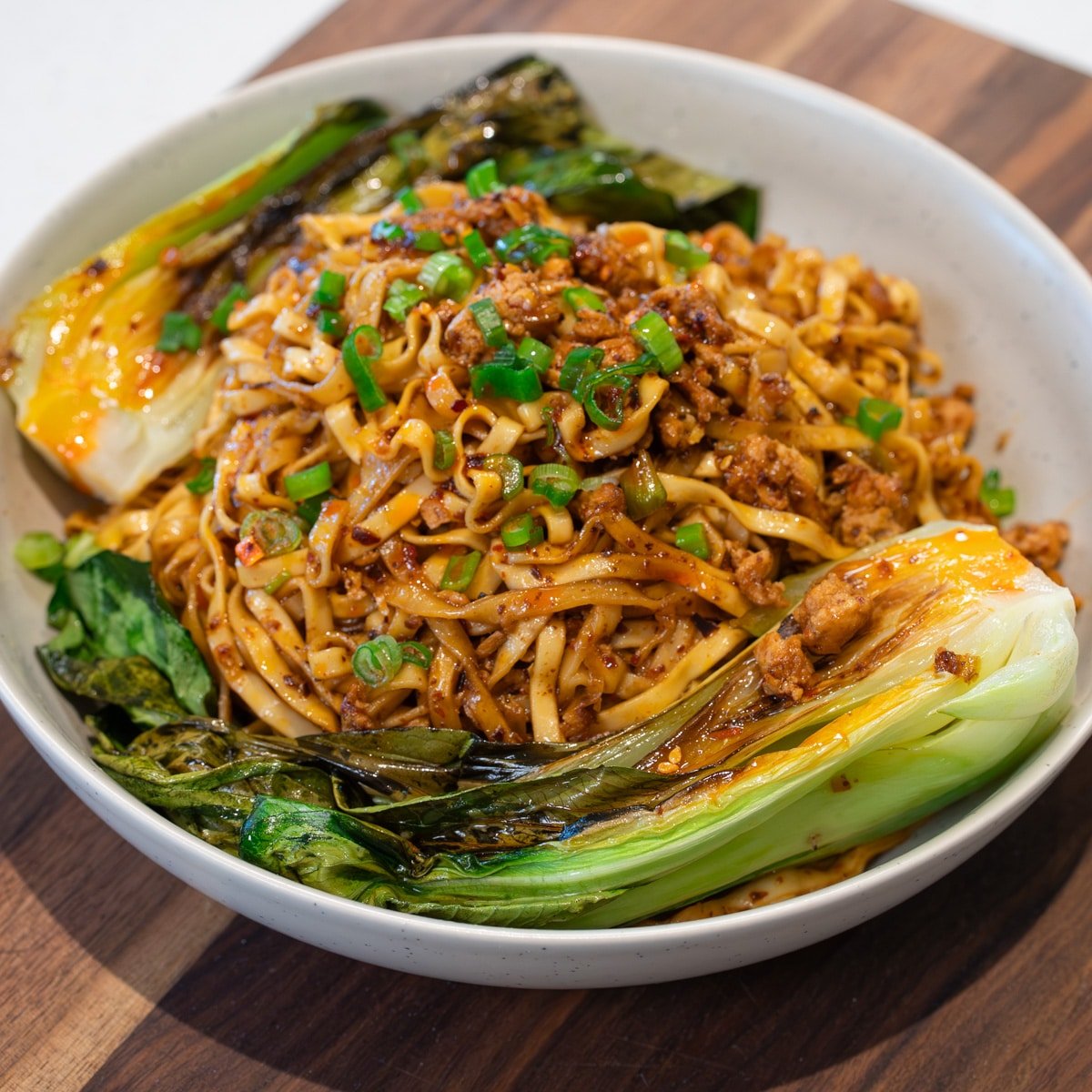 Spicy chicken noodles korean