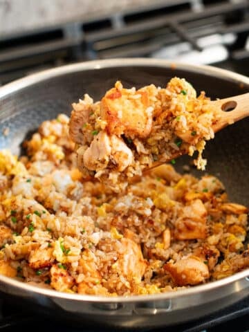 best salmon fried rice