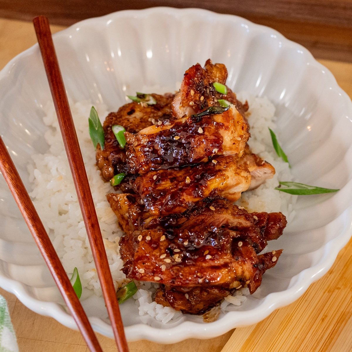 the best honey garlic chicken thighs