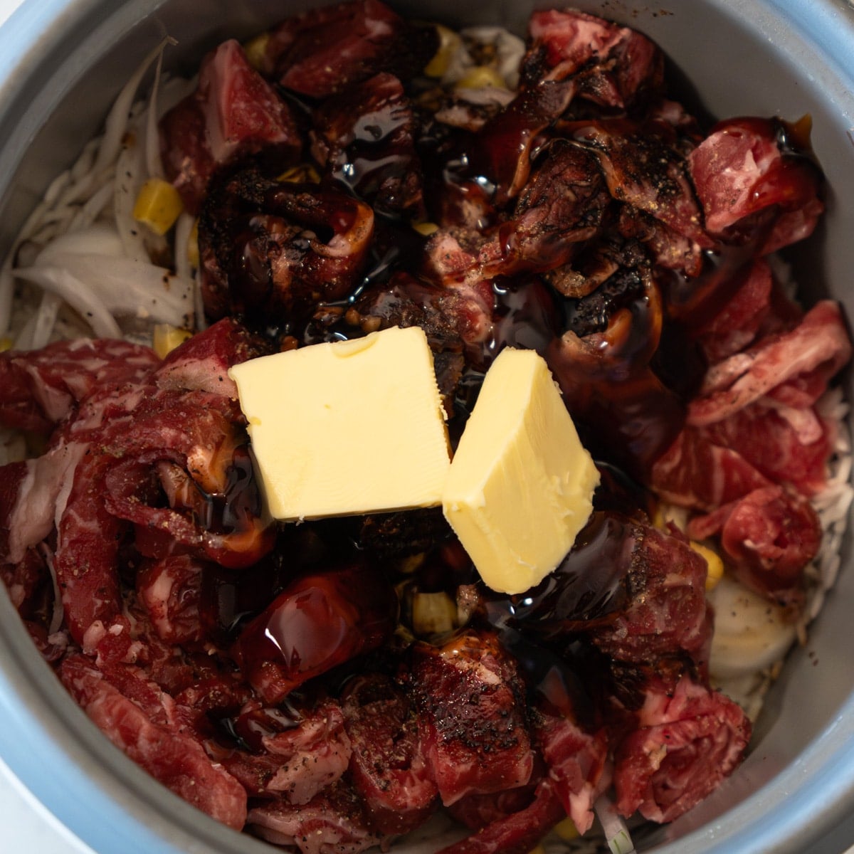 Beef pepper rice