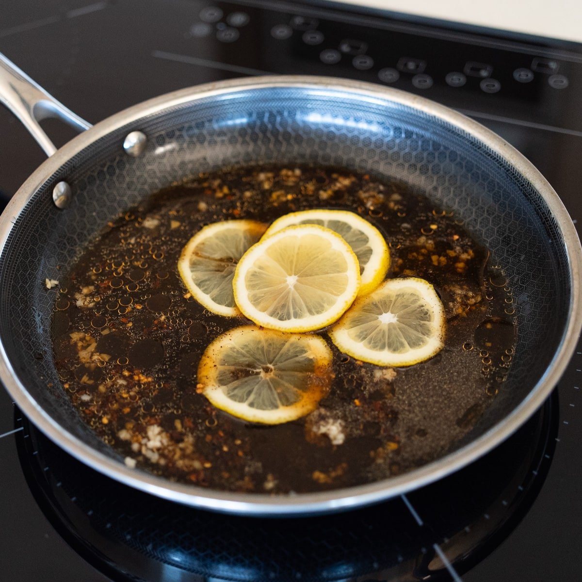 Honey garlic lemon pepper sauce