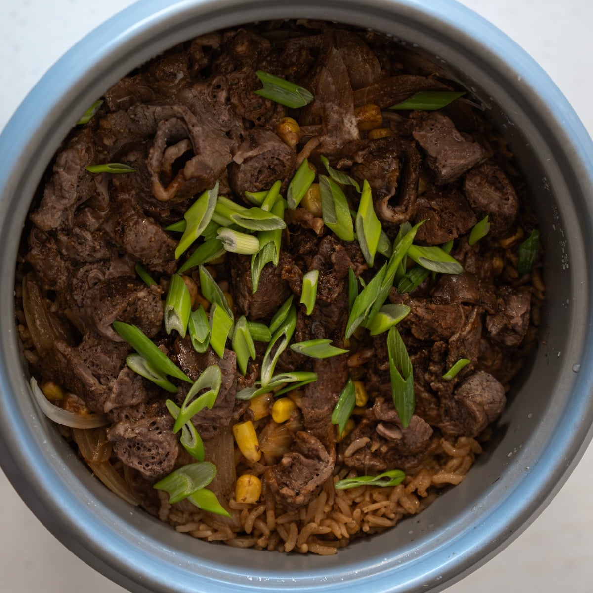 Shabu shabu beef rice