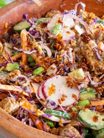 Crispy rice salad recipe