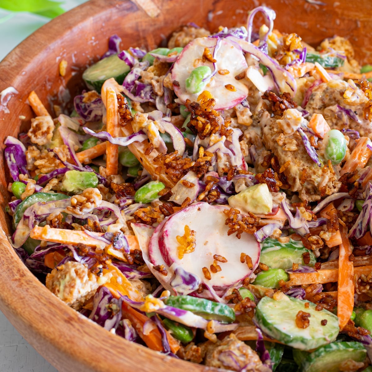 Crispy rice salad recipe