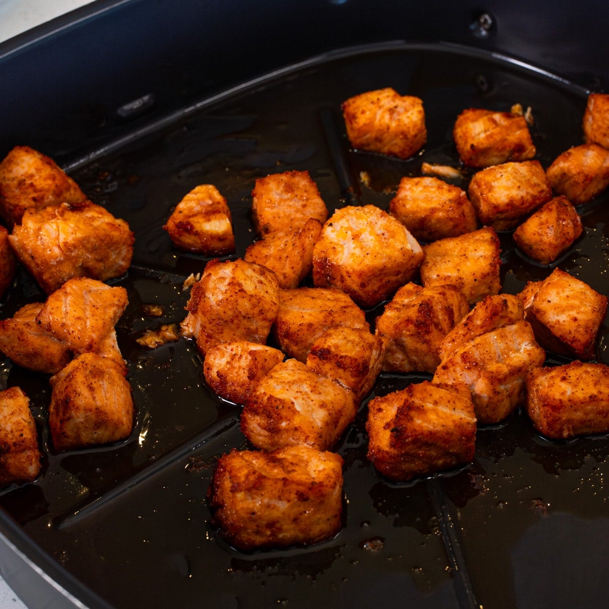 Salmon rice and salad