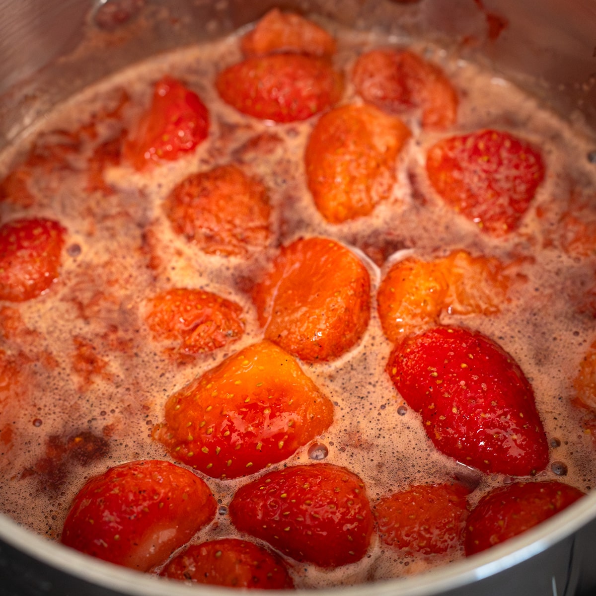 combining ingredients for easy 10 minute homemade compote