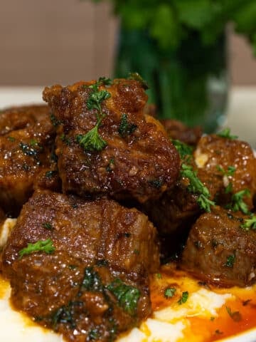 garlic butter steak bites
