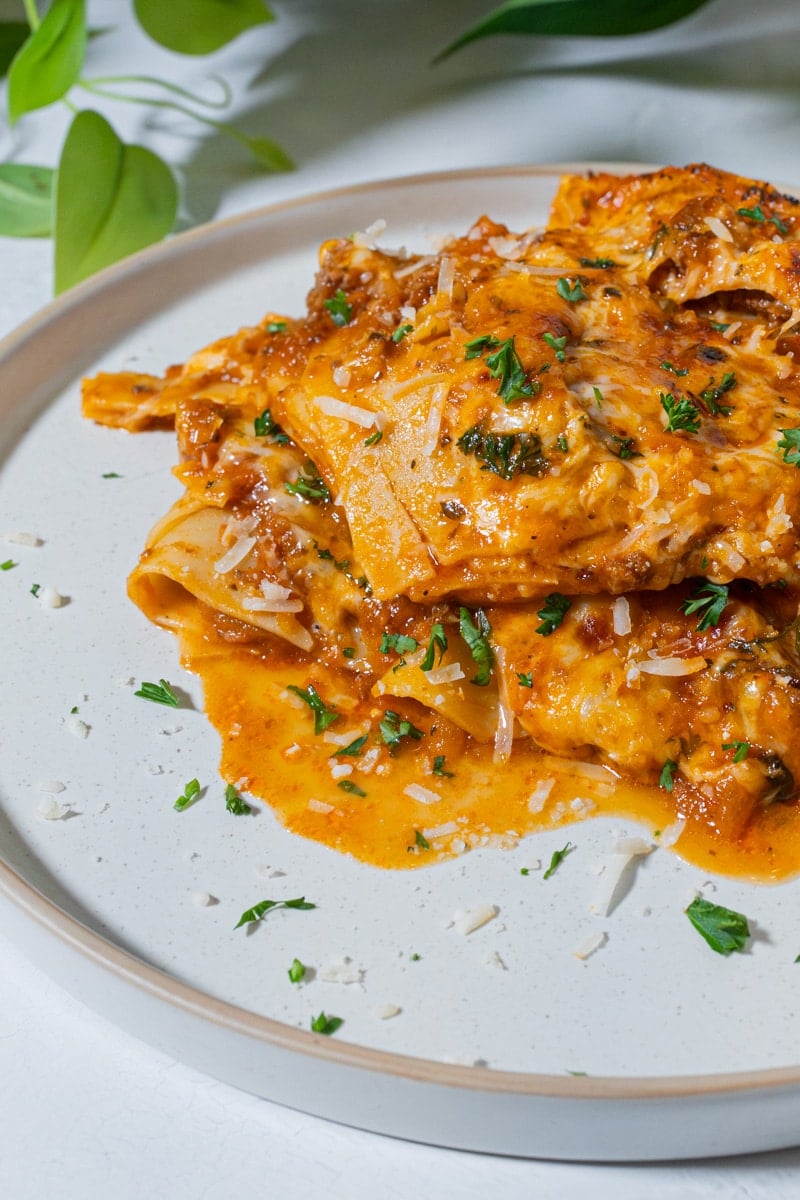 One skillet lasagna
