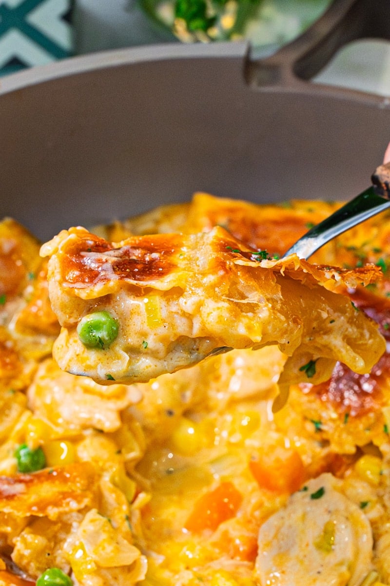 Creamy chicken pot pie recipe