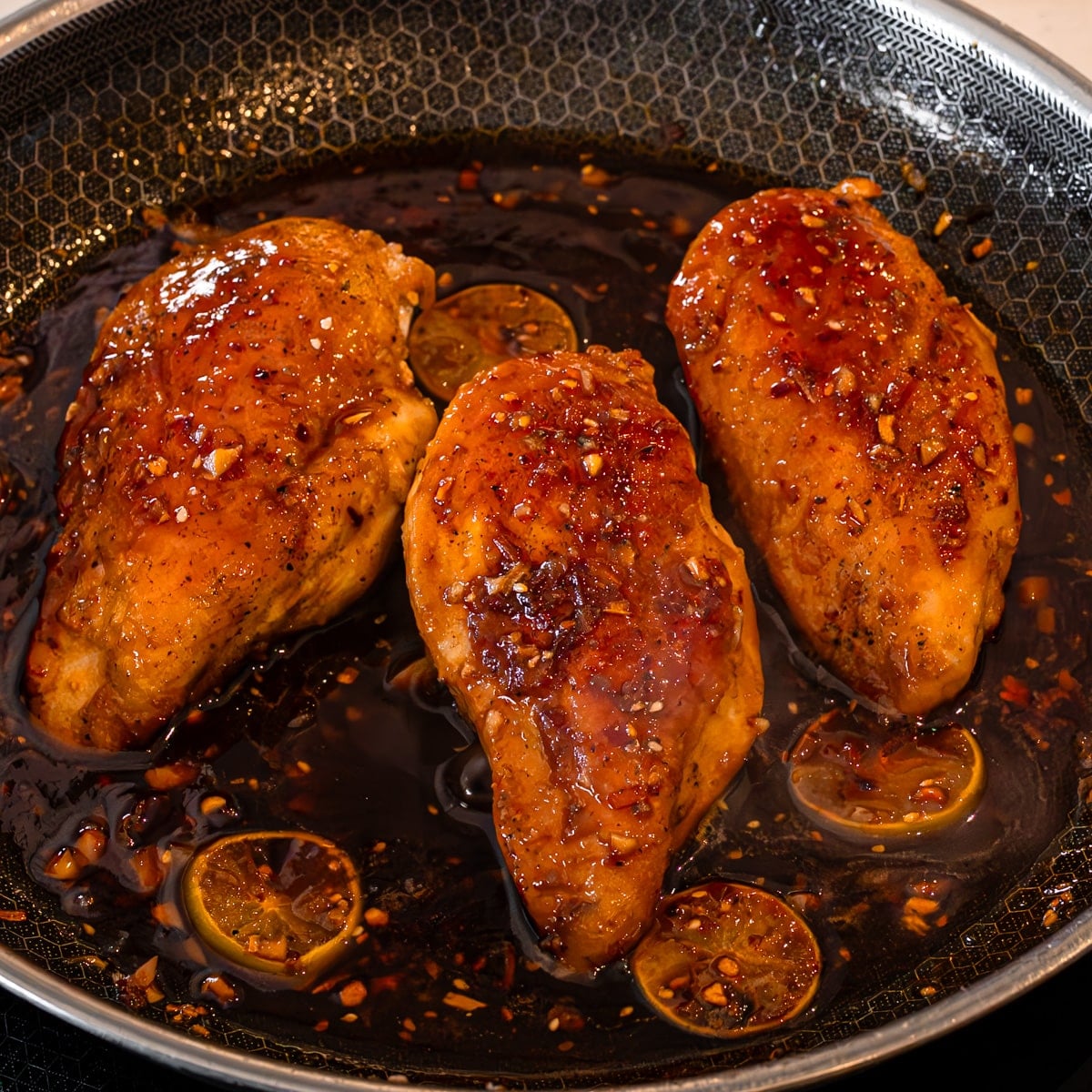 Maple glazed chicken