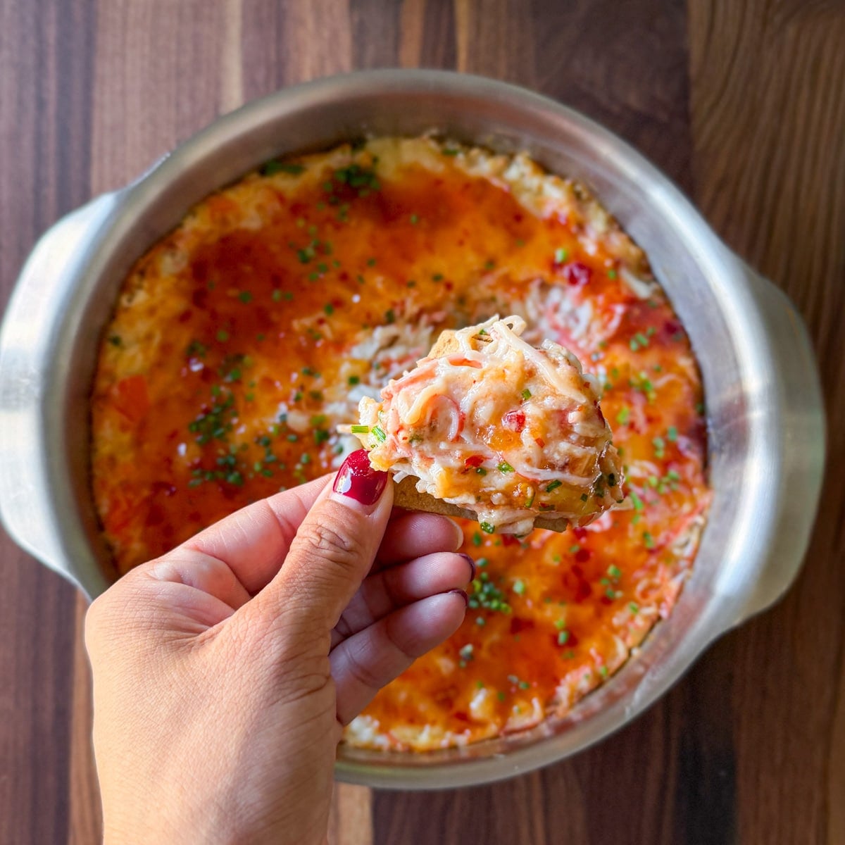 Easy crab rangoon dip recipe