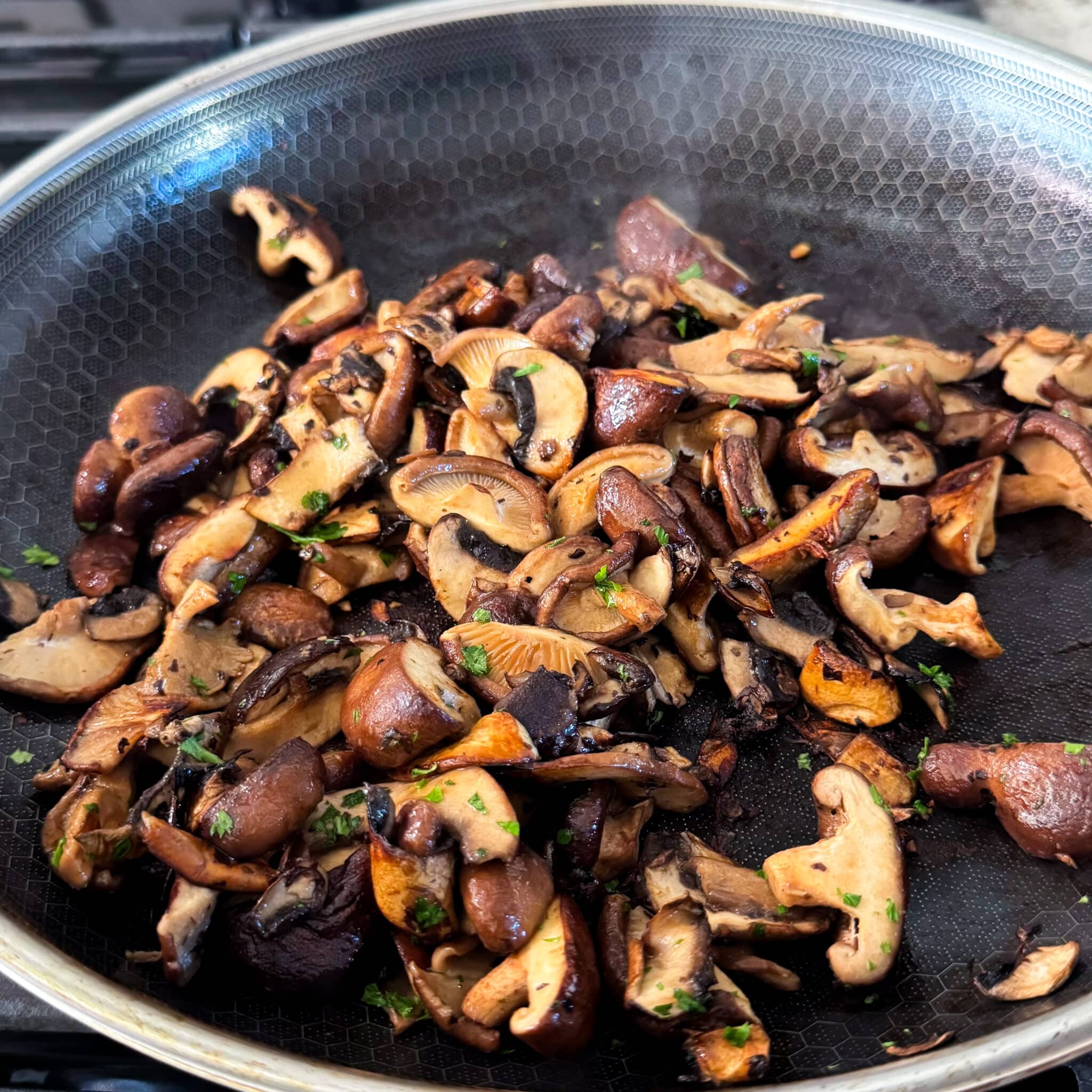 Miso butter mushrooms