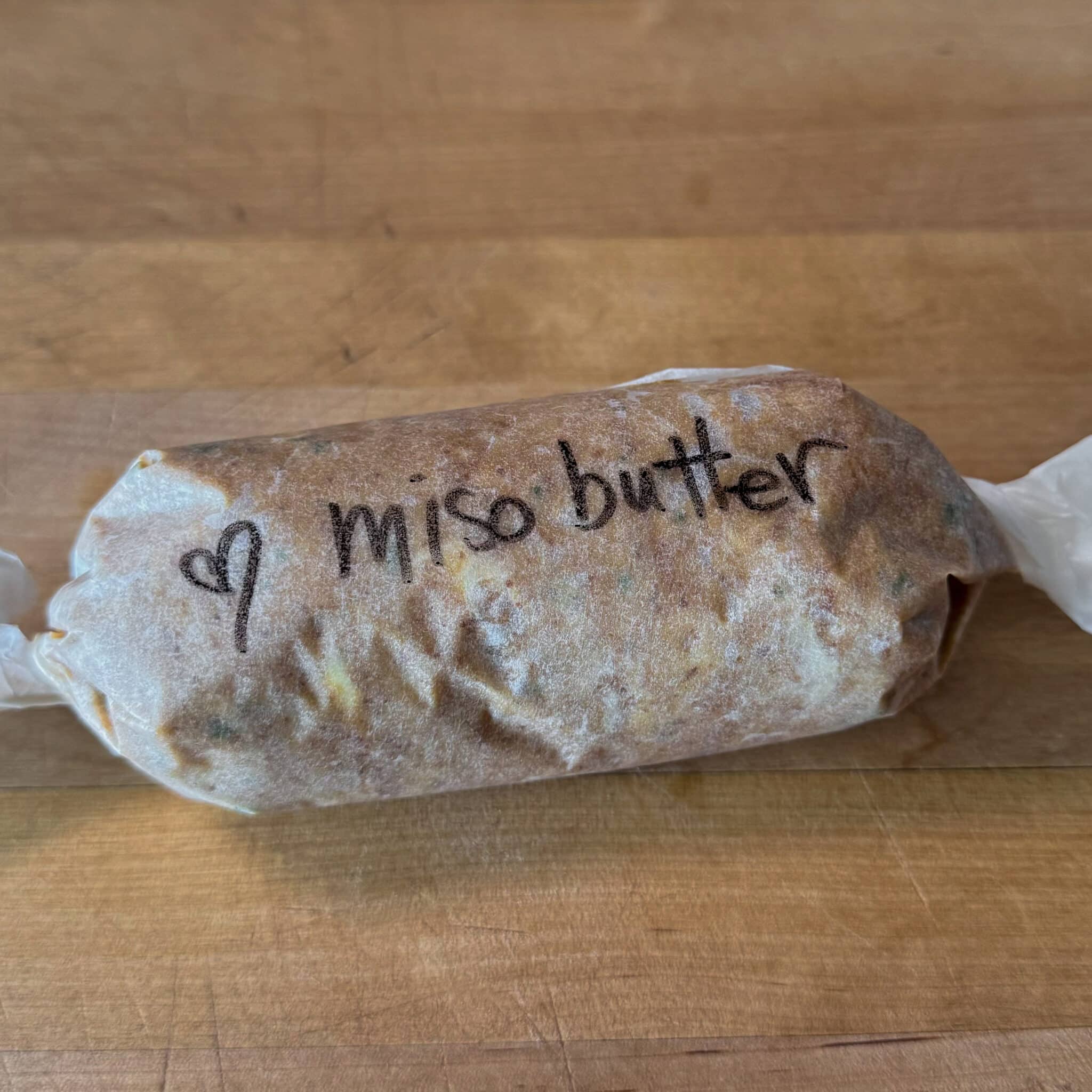 Miso butter mushrooms
