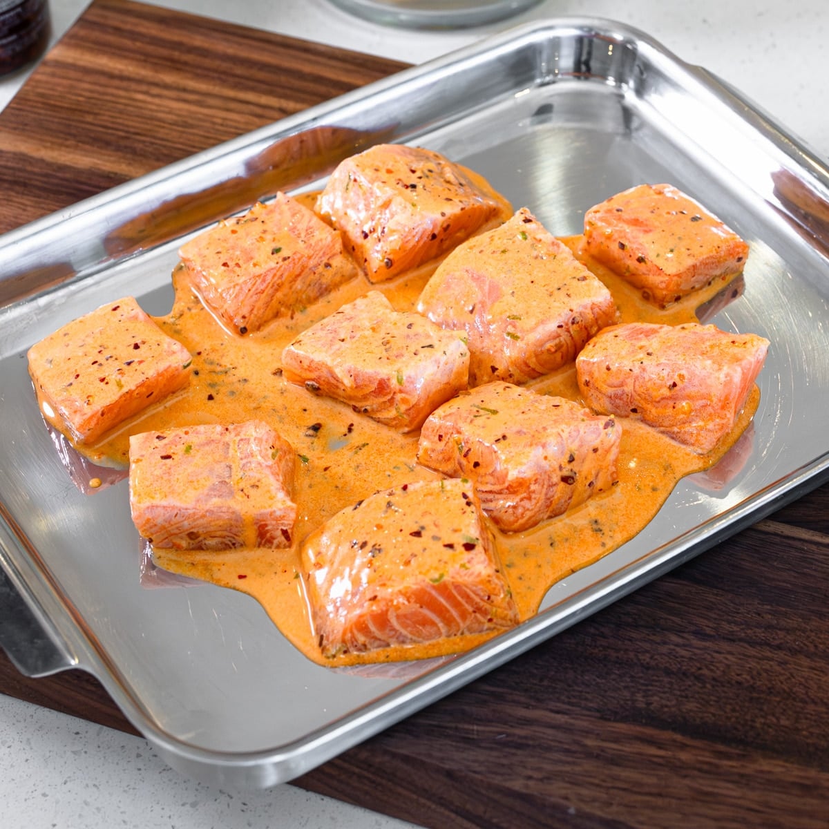 salmon bites