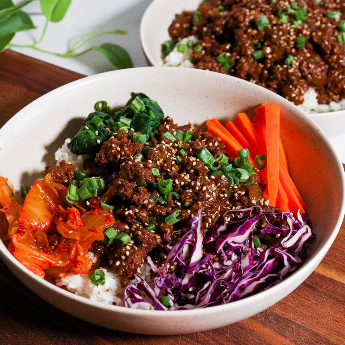 korean beef rice bowl